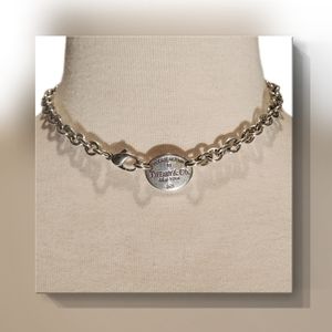 Tiffany & Co. Return to Tiffany Tag Charm Link Necklace